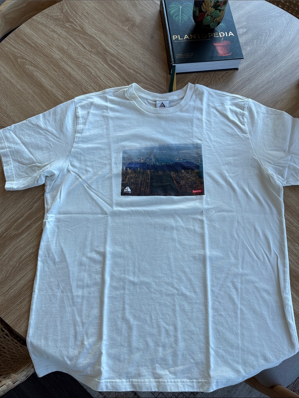 Supreme X Nike ACG  White Photographic Graphic Short Sleeve Tee